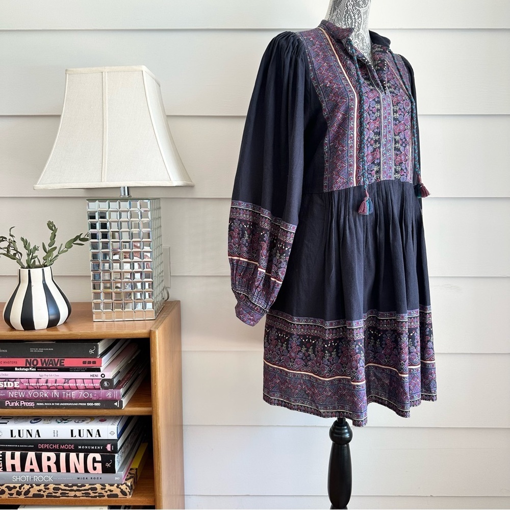 Sea New York Iris Adella Print Tunic Dress Boho Bohemian Dress - Picture 7 of 13